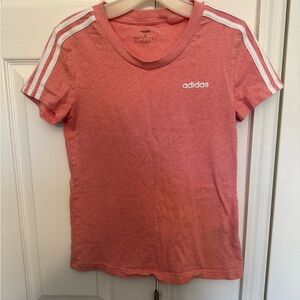 adidas Coral Crew Neck Tee with Subtle Logo